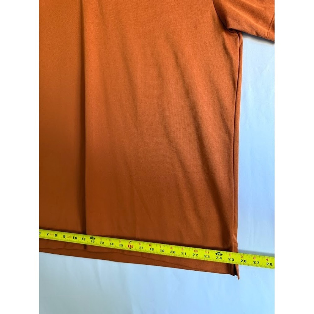 Nike Golf Polo Shirt Men Orange 3XL Fit Dry Performance Short Sleeve Lightweight - Picture 9 of 14